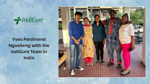 Yves with IndiCure Team after His Recovery Yves with IndiCure Team after His Recovery